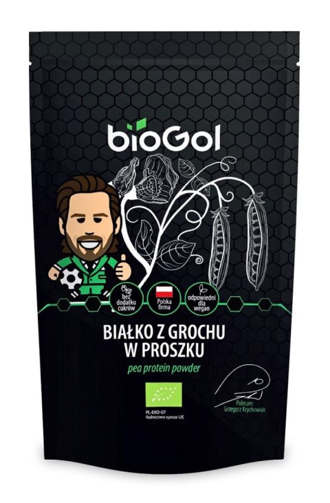 BIAŁKO Z GROCHU BIO 150 g - BIOGOL BIOGOL (produkty śniadaniowe, przekąski bez cukru)