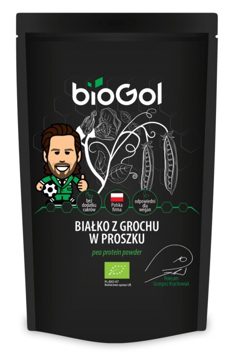 BIAŁKO Z GROCHU BIO 500 g - BIOGOL BIOGOL (produkty śniadaniowe, przekąski bez cukru)