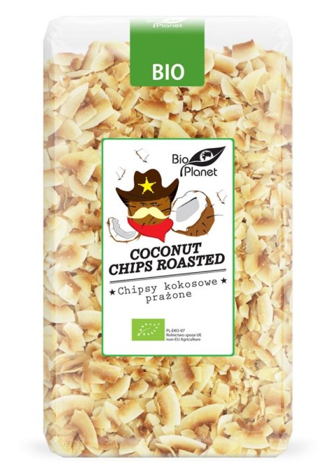 CHIPSY KOKOSOWE PRAŻONE BIO 400 g - BIO PLANET BIO PLANET - seria PRZEKĄSKI