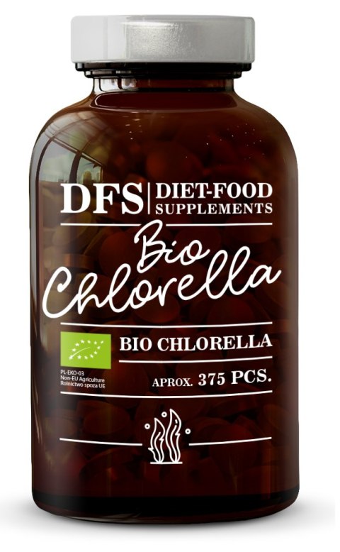 CHLORELLA BIO (400 mg) 375 TABLETEK - DIET-FOOD DIET-FOOD