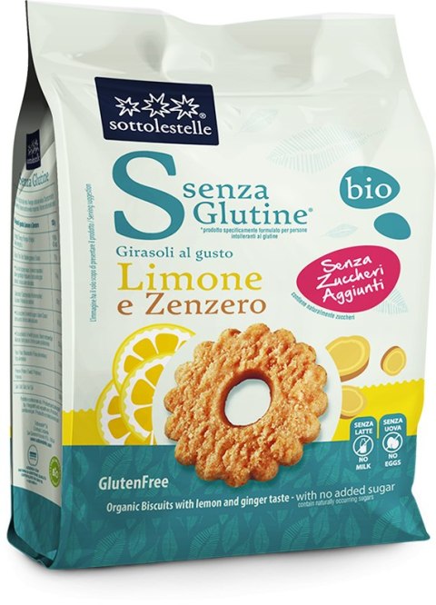 CIASTKA OWSIANE CYTRYNOWO - IMBIROWE BEZ DODATKU CUKRU BEZGLUTENOWE BIO 250 g - SOTTOLESTELLE SOTTOLESTELLE (ciastka, pieczywo)