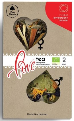 HERBATKA NA PATYKU LOVE TEA BIO (2 szt.) 7 g - DARY NATURY (PRODUKT SEZONOWY) DARY NATURY - herbatki BIO