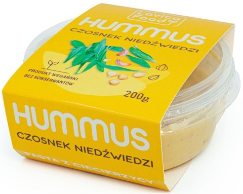 HUMMUS CZOSNEK NIEDŹWIEDZI 200 g - LAVICA FOOD LAVICA FOOD (hummusy, pasty)