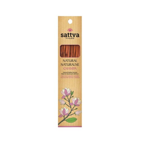 KADZIDŁO INDYJSKIE CHAMPA (15 szt.) 30 g - SATTVA (WELLNESS) SATTVA (kadzidła, kosmetyki)