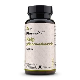 KELP PÓŁNOCNOATLANTYCKI BEZGLUTENOWY (260 mg) 120 KAPSUŁEK - PHARMOVIT (CLASSIC) PHARMOVIT (suplementy diety)