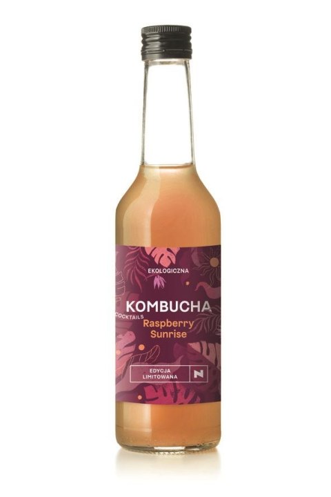 KOMBUCHA KOKTAJLOWA RASPBERRY SUNRISE BIO 270 ml - DELIKATNA (ZAKWASOWNIA) DELIKATNA (Zakwasownia)