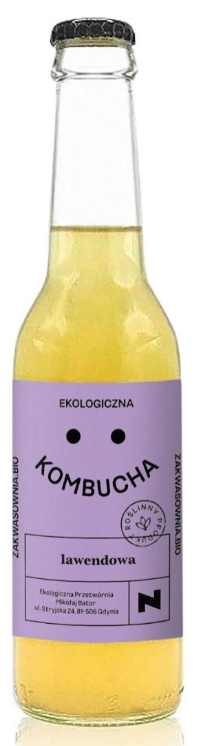 KOMBUCHA LAWENDOWA BIO 270 ml - DELIKATNA (ZAKWASOWNIA) DELIKATNA (Zakwasownia)