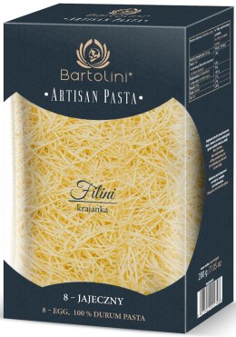 MAKARON (SEMOLINOWY 8-JAJECZNY) KRAJANKA ŚREDNIA 200 g - BARTOLINI (ARTISAN PASTA) BARTOLINI (makarony)