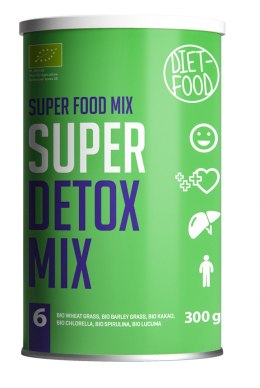 MIESZANKA SUPER DETOX MIX W PROSZKU BIO 300 g - DIET-FOOD DIET-FOOD