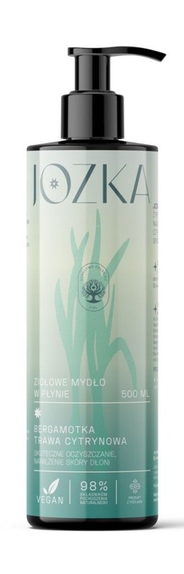 MYDŁO W PŁYNIE ZIOŁOWE (BERGAMOTKA, TRAWA CYTRYNOWA) 500 ml - JOZKA (DARY NATURY) DARY NATURY - kosmetyki Jozka