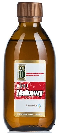 OLEJ MAKOWY TŁOCZONY NA ZIMNO 250 ml - ZŁOTO POLSKIE ZŁOTO POLSKIE (oleje)