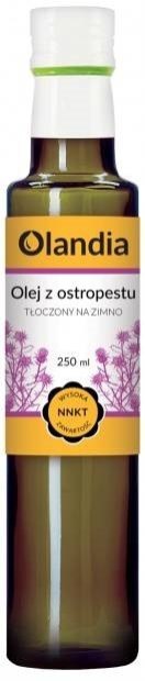 OLEJ Z OSTROPESTU PLAMISTEGO TŁOCZONY NA ZIMNO 250 ml - OLANDIA OLANDIA (oleje)