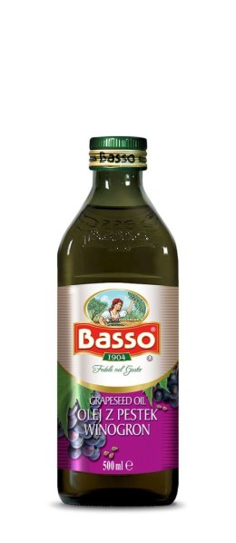 OLEJ Z PESTEK WINOGRON 500 ml - BASSO BASSO (oleje)