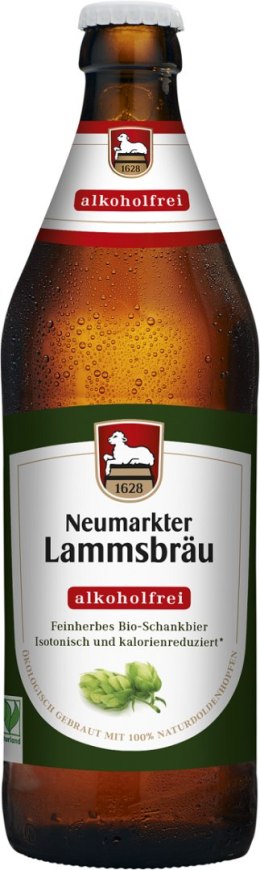 PIWO BEZALKOHOLOWE BIO 500 ml - NEUMARKTER LAMMSBRAU NEUMARKTER LAMMSBRAU (piwa bezalkoholowe)