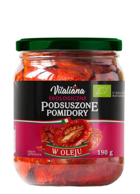 POMIDORY PODSUSZONE W OLEJU BIO 190 g - VITALIANA VITALIANA