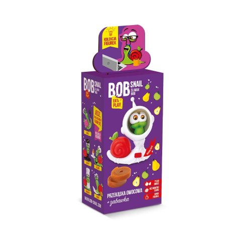 PRZEKĄSKA EAT & PLAY JABŁKO - GRUSZKA Z ZABAWKĄ BEZGLUTENOWA 20 g - BOB SNAIL BOB SNAIL (żelki)