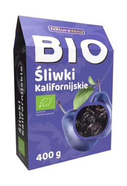 ŚLIWKI KALIFORNIJSKIE SUSZONE BEZGLUTENOWE BIO 400 g - NATURAVENA NATURAVENA BIO