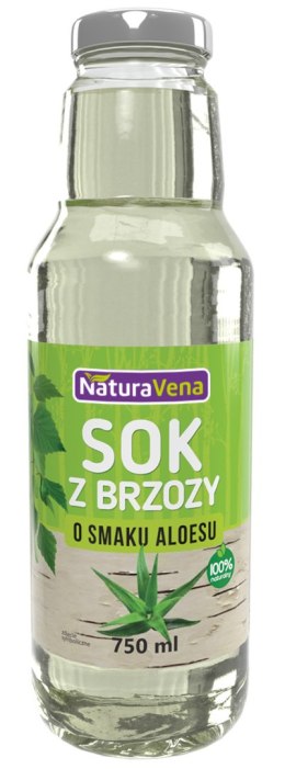 SOK Z BRZOZY Z KAWAŁKAMI ALOESU 750 ml - NATURAVENA NATURAVENA