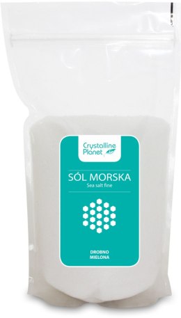SÓL MORSKA DROBNO MIELONA 1 kg - CRYSTALLINE PLANET CRYSTALLINE PLANET (sole)