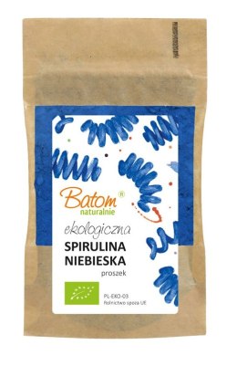 SPIRULINA NIEBIESKA BIO 15 g - BATOM BATOM (dżemy, soki, kompoty, czystek)