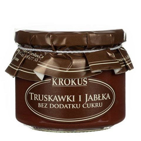 TRUSKAWKI I JABŁKA BEZ DODATKU CUKRÓW 310 g - KROKUS KROKUS (przetwory owocowe i warzywne)