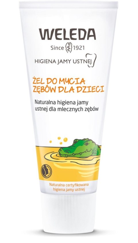 ŻEL DO MYCIA ZĘBÓW DLA DZIECI BEZ FLUORU ECO 50 ml - WELEDA WELEDA (kosmetyki)