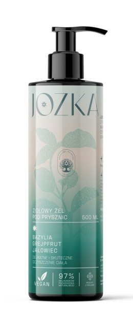 ŻEL POD PRYSZNIC ZIOŁOWY (BAZYLIA, GREJPFRUT, JAŁOWIEC) 500 ml - JOZKA (DARY NATURY) DARY NATURY - kosmetyki Jozka