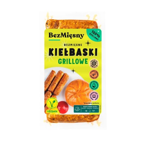 KIEŁBASKI GRILLOWE ROŚLINNE 180 g - BEZMIĘSNY BEZMIĘSNY (vege wędliny)