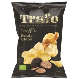 CHIPSY ZIEMNIACZANE O SMAKU CZARNEJ TRUFLI BIO 100 g - TRAFO TRAFO (chipsy warzywne i ziemniaczne)