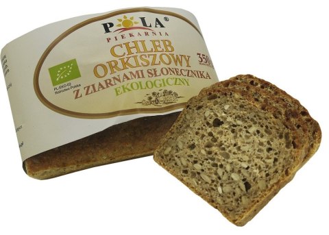 CHLEB ORKISZOWY Z ZIARNAMI SŁONECZNIKA BIO 350 g - POLA (NA ZAMÓWIENIE) PIEKARNIA POLA (pieczywo i ciastka)