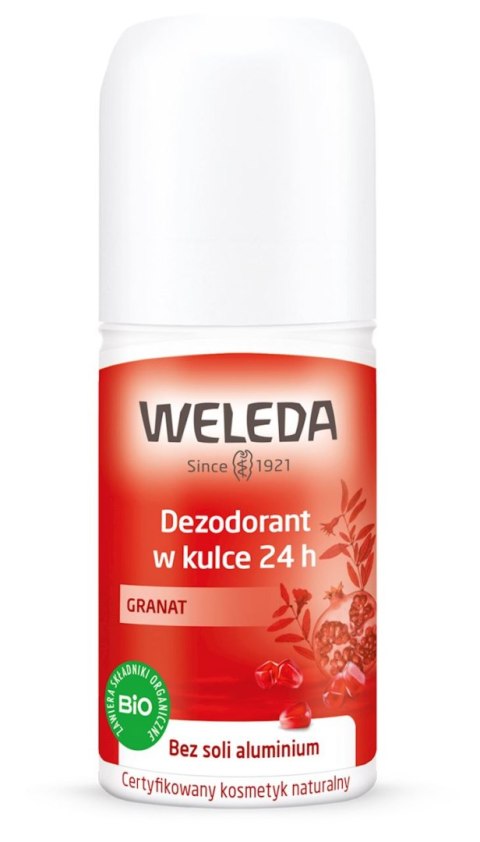 DEZODORANT W KULCE 24 h Z GRANATEM ECO 50 ml - WELEDA WELEDA (kosmetyki)