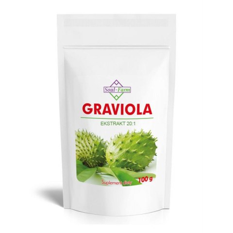 GRAVIOLA EKSTRAKT PROSZEK 100 g - SOUL FARM SOUL FARM (witaminy i ekstrakty)