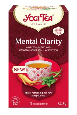 HERBATKA AJURWEDYJSKA JASNOŚĆ UMYSŁU (MENTAL CLARITY) BIO (17 x 1,9 g) 32,3 g - YOGI TEA YOGI TEA (herbaty i herbatki)