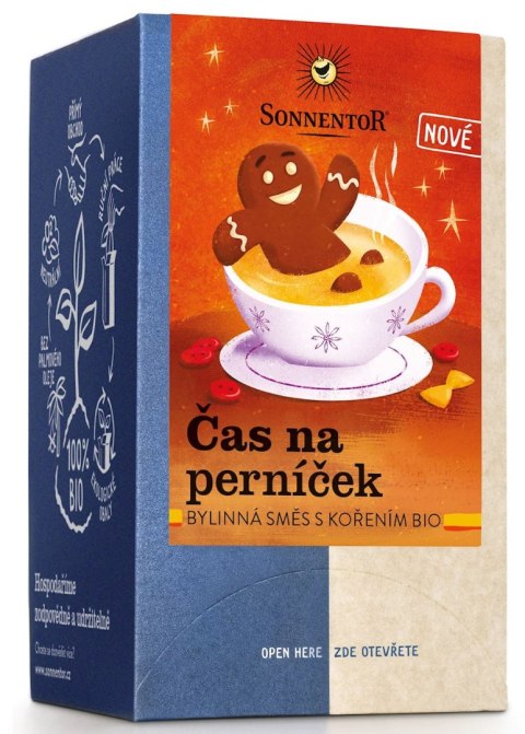 HERBATKA KORZENNO - OWOCOWA PIERNIKOWY CZAS (GINGERBREAD TIME) BIO (18 x 1,8 g) 32,4 g - SONNENTOR SONNENTOR (herbaty)