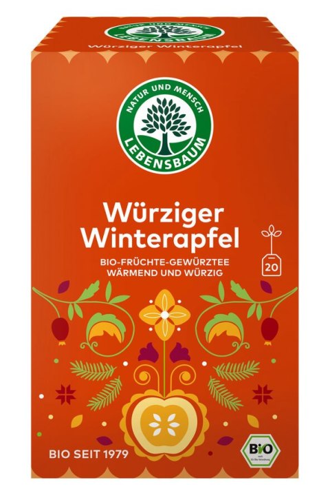 HERBATKA PIKANTNA "ZIMOWE JABŁKO" BIO (20 x 2,5 g) 50 g - LEBENSBAUM (PRODUKT SEZONOWY) LEBENSBAUM (przyprawy, herbaty, kawy)