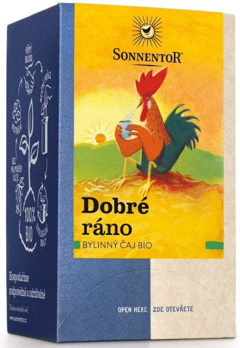 HERBATKA ZIOŁOWA NA DZIEŃ DOBRY (GOOD MORNING) BIO (18 x 1,5 g) 27 g - SONNENTOR SONNENTOR (herbaty)