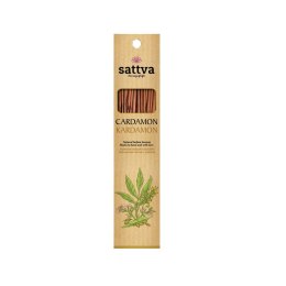 KADZIDŁO INDYJSKIE KARDAMON (15 szt.) 30 g - SATTVA (WELLNESS) SATTVA (kadzidła, kosmetyki)