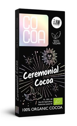 KAKAO CEREMONIALNE TABLICZKA BIO 50 g - COCOA COCOA (czekolady i bakalie w surowej czekoladzie)