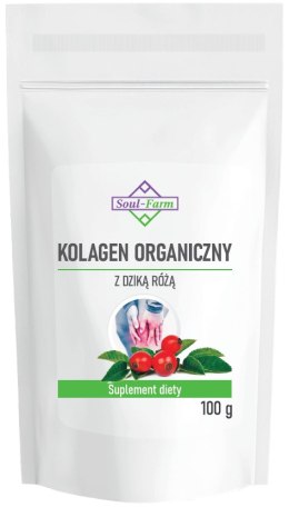 KOLAGEN RYBI Z DZIKĄ RÓŻĄ PROSZEK 100 g - SOUL FARM SOUL FARM (witaminy i ekstrakty)