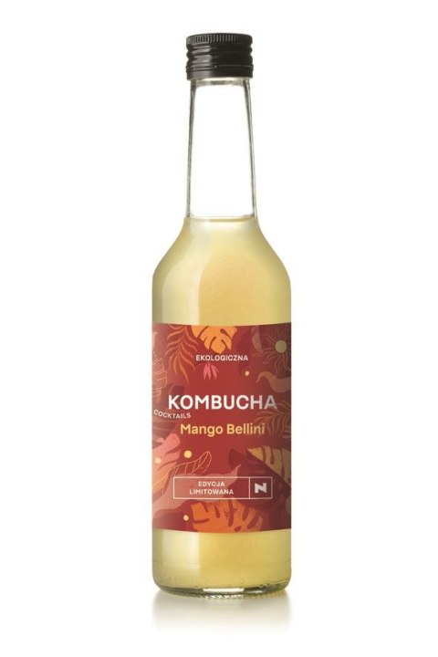 KOMBUCHA KOKTAJLOWA MANGO BELLINI BIO 270 ml - DELIKATNA (ZAKWASOWNIA) DELIKATNA (Zakwasownia)