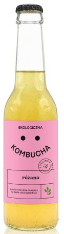 KOMBUCHA RÓŻANA BIO 270 ml - DELIKATNA DELIKATNA (kombucha, kimchi, zakwas)