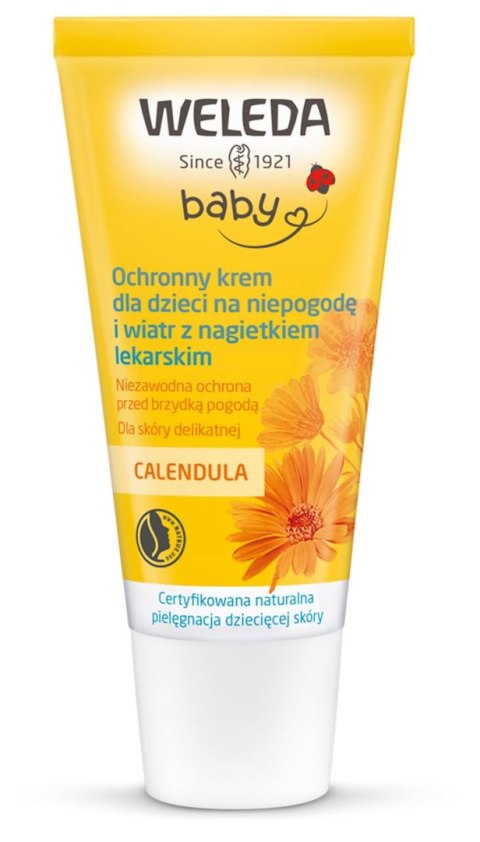 KREM DO TWARZY DLA DZIECI NA NIEPOGODĘ I WIATR Z NAGIETKIEM LEKARSKIM ECO 30 ml - WELEDA (BABY) WELEDA (kosmetyki)