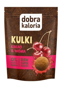KULKI DAKTYLOWE KAKAO & WIŚNIA 0% DODATKU CUKRU 58 g - DOBRA KALORIA DOBRA KALORIA (batony, produkty śniad. i wege)