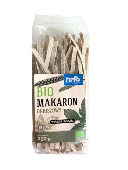 MAKARON (ORKISZOWY Z BAZYLIĄ) WSTĄŻKI BIO 250 g - NIRO NIRO (makarony orkiszowe)