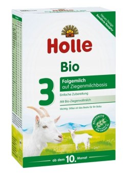 MLEKO KOZIE 3 NASTĘPNE DLA NIEMOWLĄT PO 6 MIESIĄCU BIO 400 g - HOLLE HOLLE (żywność dla niemowląt)