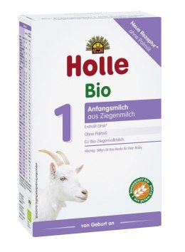 MLEKO KOZIE 1 POCZĄTKOWE DLA NIEMOWLĄT PO 6 MIESIĄCU BIO 400 g - HOLLE HOLLE (żywność dla niemowląt)