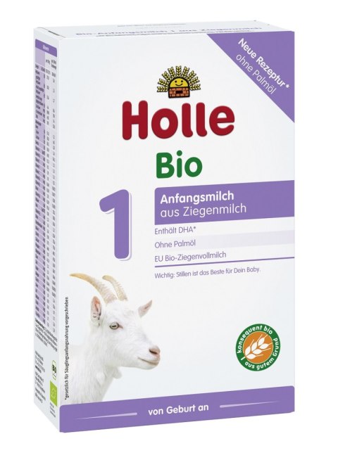 MLEKO KOZIE 1 POCZĄTKOWE DLA NIEMOWLĄT PO 6 MIESIĄCU DEMETER BIO 400 g - HOLLE HOLLE (żywność dla niemowląt)