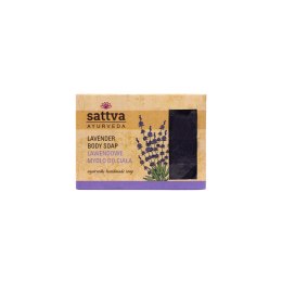 MYDŁO W KOSTCE DO CIAŁA LAWENDA 125 g - SATTVA (AYURVEDA) SATTVA (kadzidła, kosmetyki)