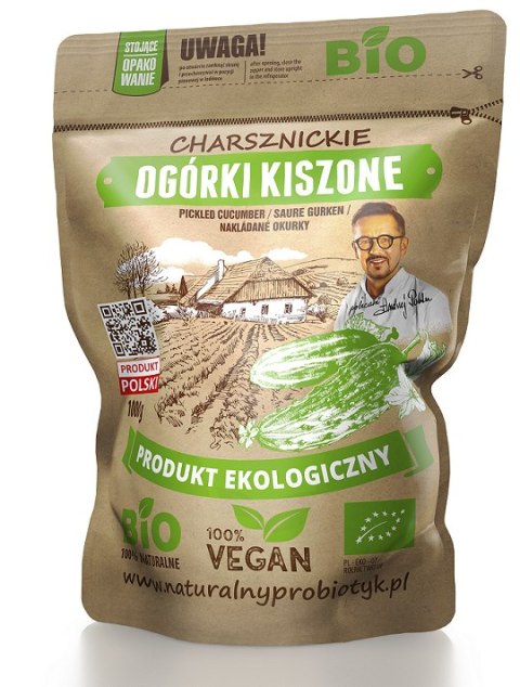 OGÓRKI KISZONE BIO 1000 g (500 g) - CHARSZNICKIE POLA NATURY CHARSZNICKIE POLA NATURY (kapusty, ogórki)