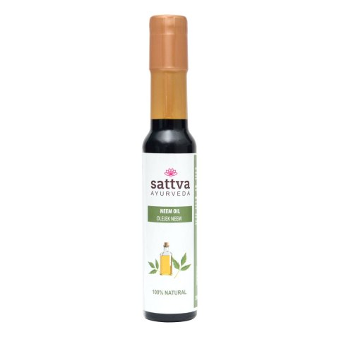 OLEJEK KOSMETYCZNY NEEM 250 ml - SATTVA (AYURVEDA) SATTVA (kadzidła, kosmetyki)